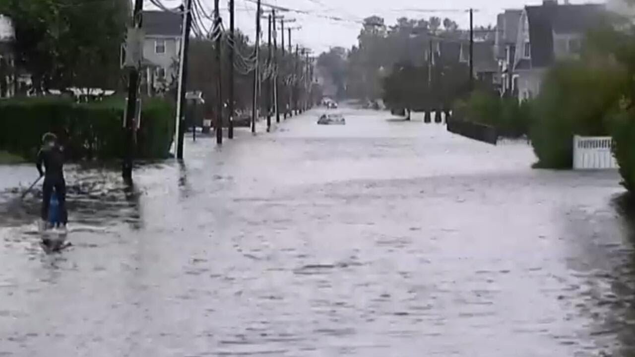 Cleanup underway after powerful nor'easter batters East Coast (Video)