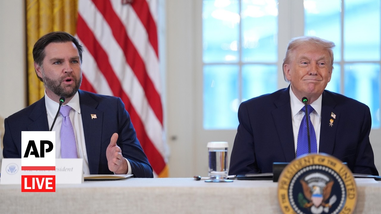 LIVE: Trump and Vance unveil AI-powered America.gov platform in Washington (Video)