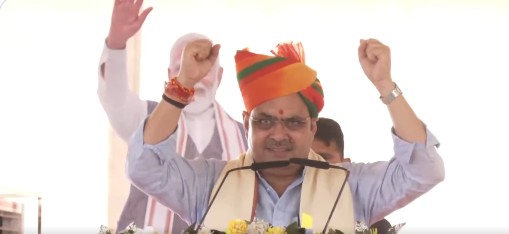 CM Bhajan Lal Sharma criticises Congress in Barmer, says previous govt left Rajasthan in dilapidated state