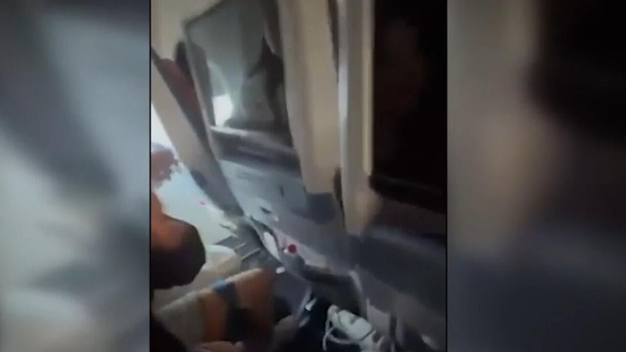 Witness video shows chaos inside Israel-bound plane before emergency landing (Video)