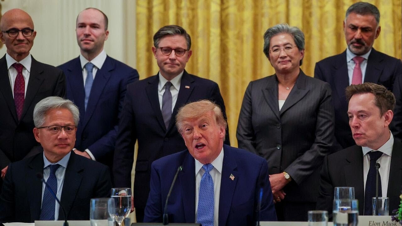 Forum AI co-founder on Trump and AI executives signing "morally binding" voluntary controls (Video)