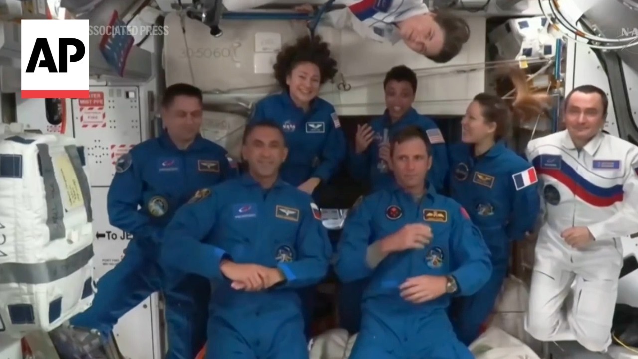 Astronauts arrive at International Space Station on quickest US express flight yet (Video)