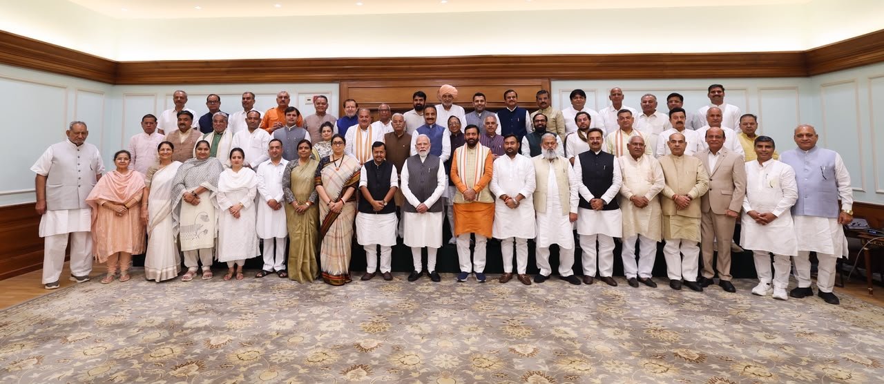 'Meaningful dialogue': PM Modi on meeting Haryana BJP MLAs