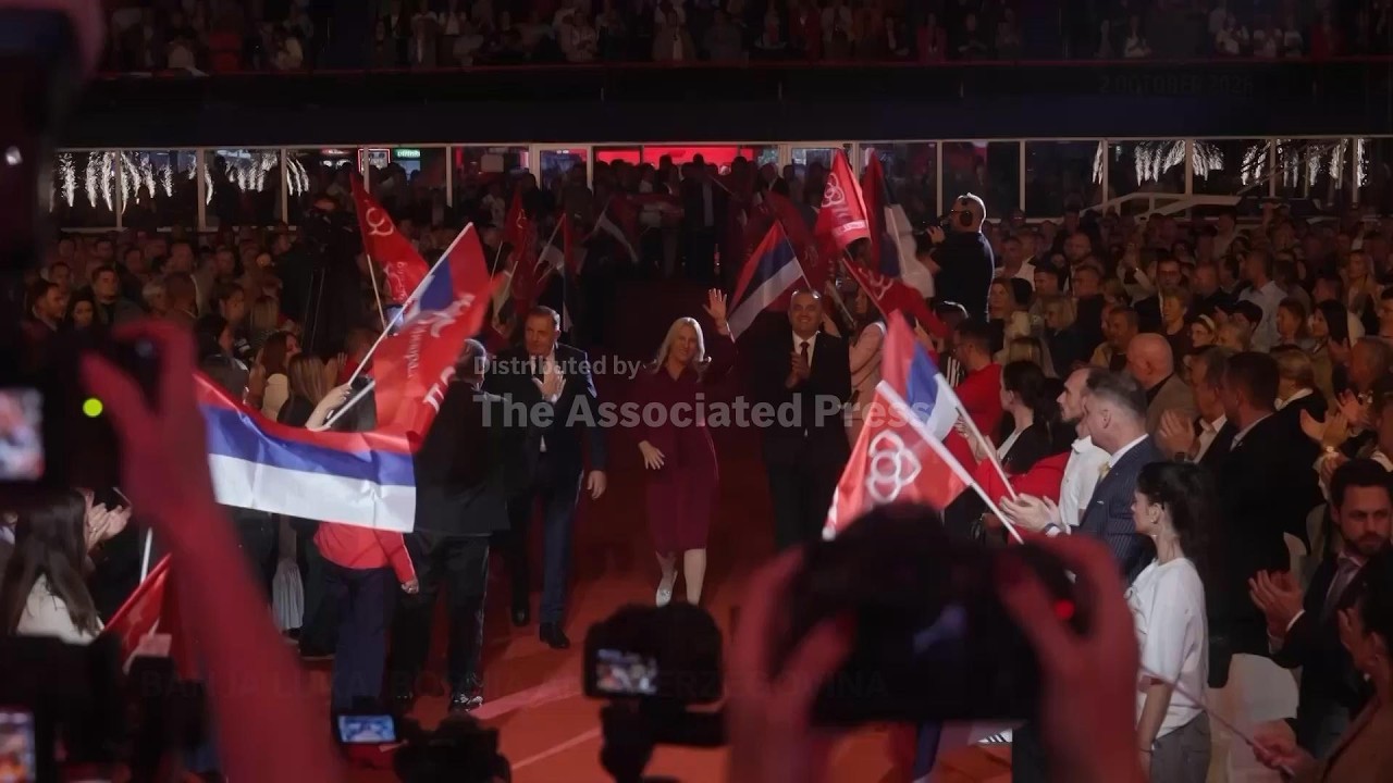 Bosnian political parties wrap up their campaigns with final rallies ahead of Sunday's elections (Video)