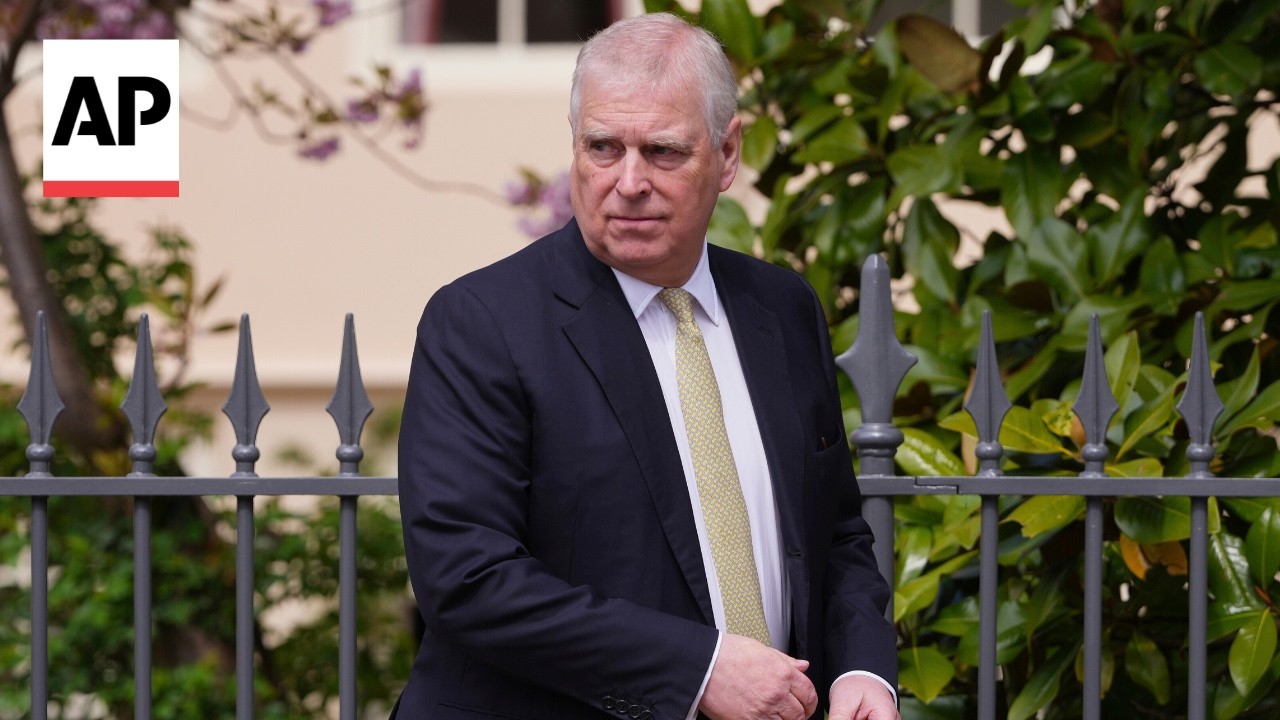 Former Prince Andrew files a legal action to quash warrants that led to searches of his residences (Video)