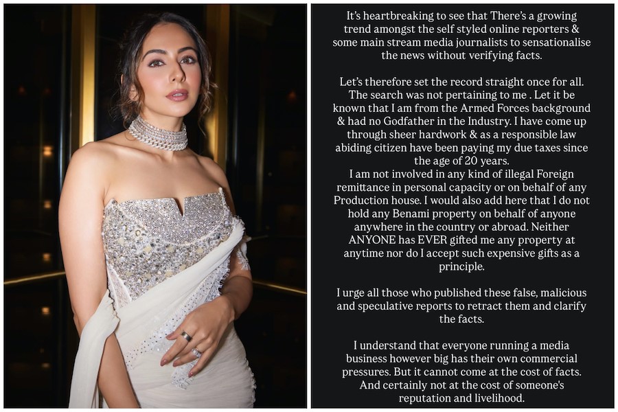 Rakul Preet Singh Breaks Silence on Income Tax Raids, Says 'The Search Was Not Pertaining to Me'