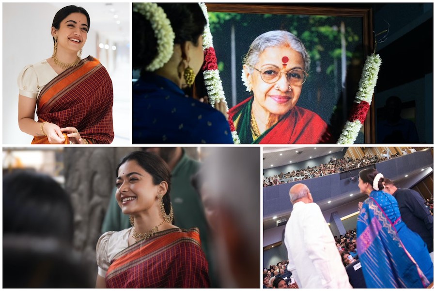 Rashmika Mandanna Says 'Eternally Grateful' as She Steps Into the Role of M.S. Subbulakshmi
