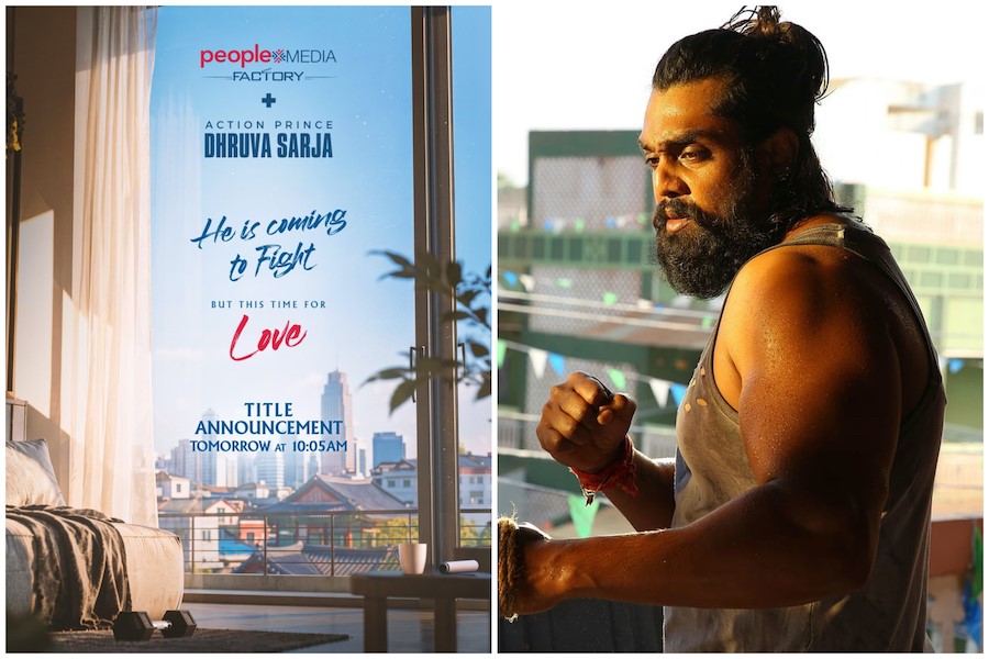 Dhruva Sarja's Next Film Title to Be Revealed on Tomorrow