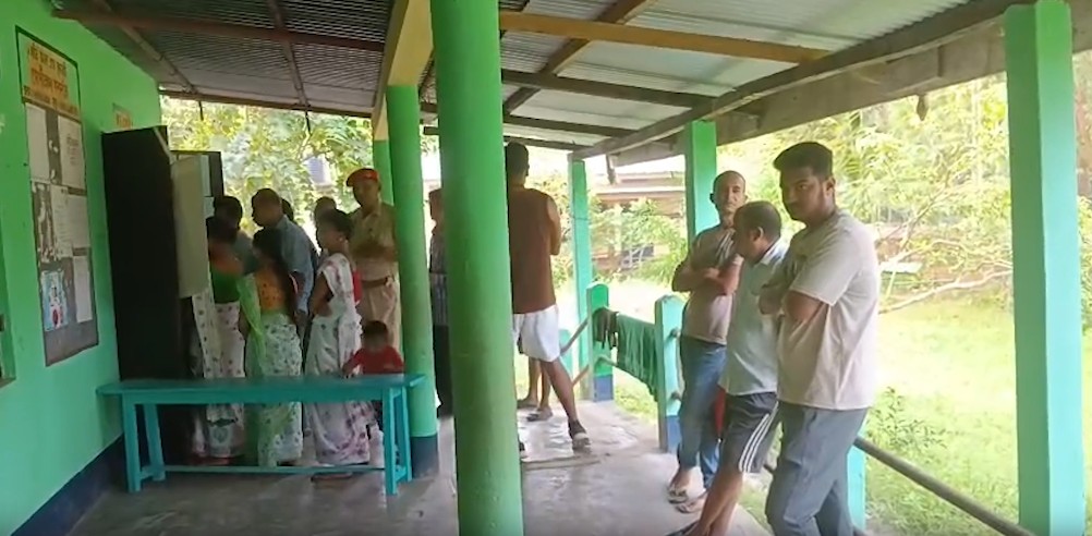 Assam bypoll: Voting underway in Nagaon LS seat; brief EVM glitch reported at Morigaon Booth