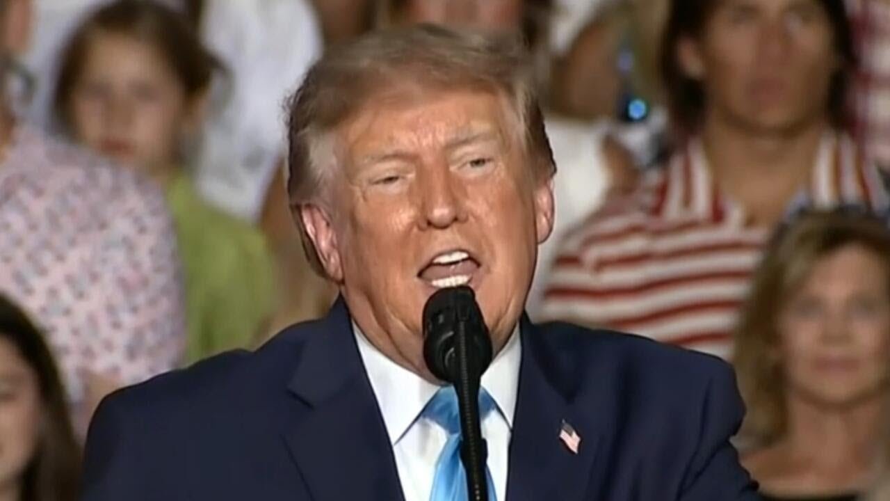 Trump, Vance rally to bolster Republicans in red states (Video)