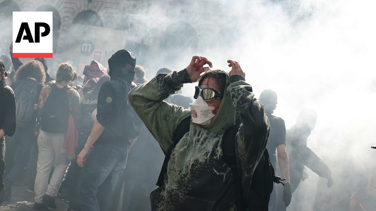 Student protests continue in Paris and Lille (Video)
