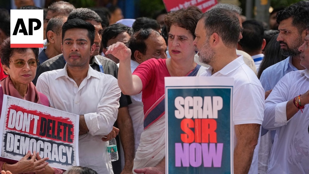 India opposition parties demand election chief's resignation over voter list changes (Video)