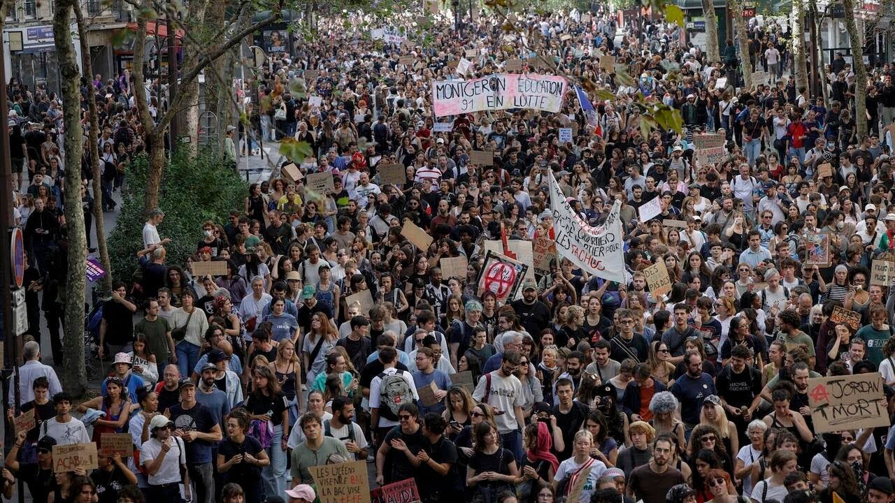 Watch: Historic student protests sweeping across France (Video)