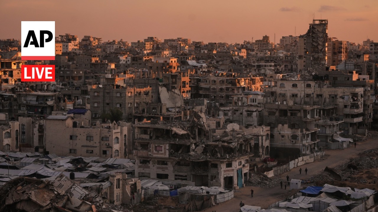 LIVE: View of Gaza City on 3rd anniversary of Oct. 7 attack (Video)