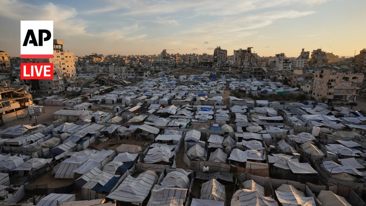 LIVE: View of Gaza City on 3rd anniversary of Oct. 7 attack (Video)