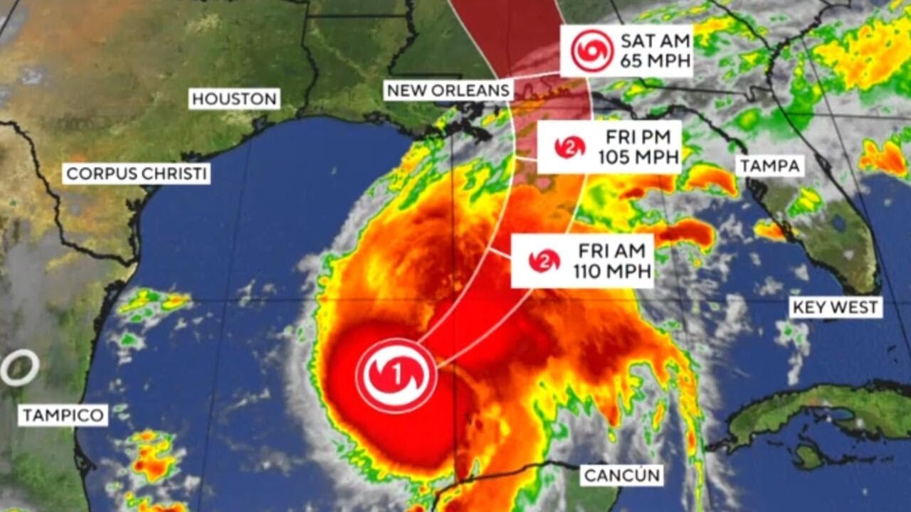 Hurricane Isaias intensifies and threatens parts of Mississippi, Alabama and Florida (Video)