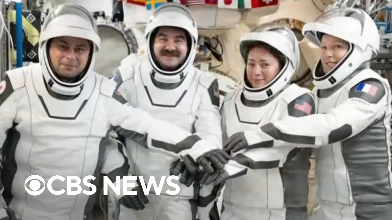 NASA SpaceX Crew-12 returns to Earth after 8 months in space (Video)