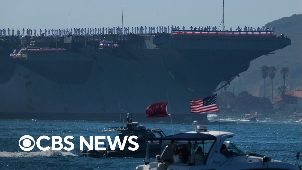 USS Abraham Lincoln returns to San Diego after historic 10-month deployment (Video)