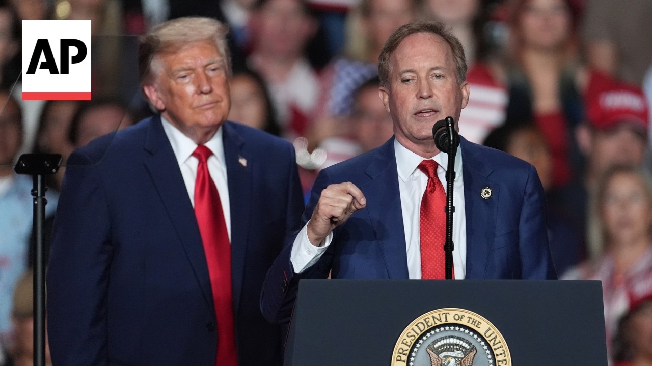 Protesters interrupt Trump as he rallies support for Paxton in Texas Senate race (Video)