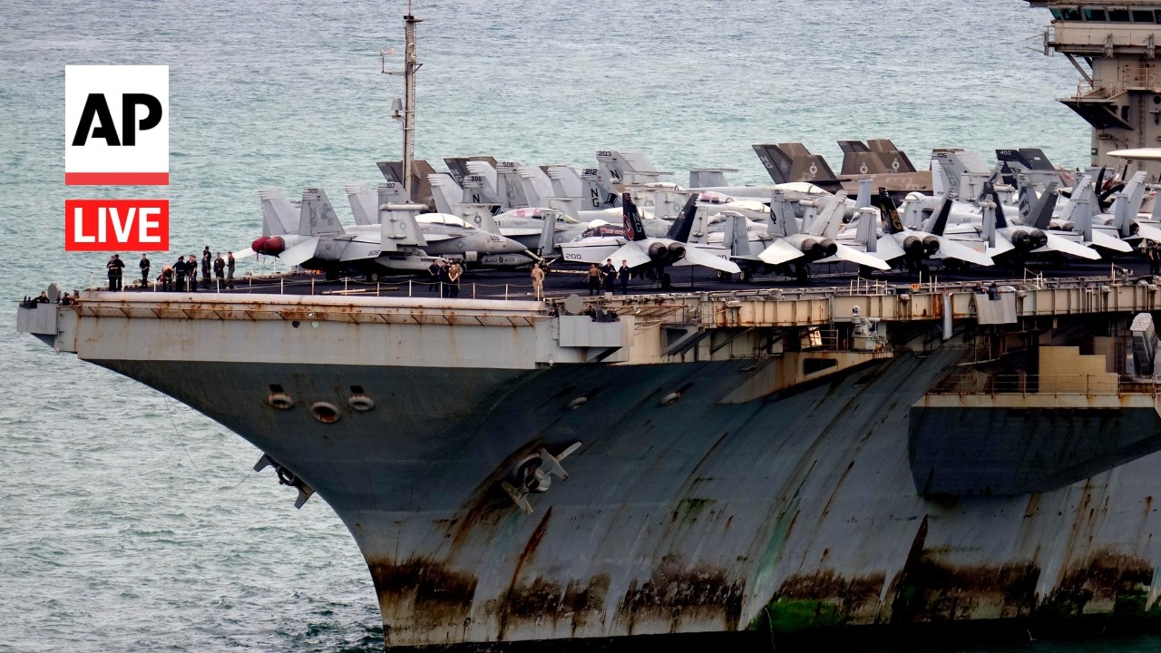 LIVE: USS Abraham Lincoln returns to San Diego after Middle East deployment (Video)