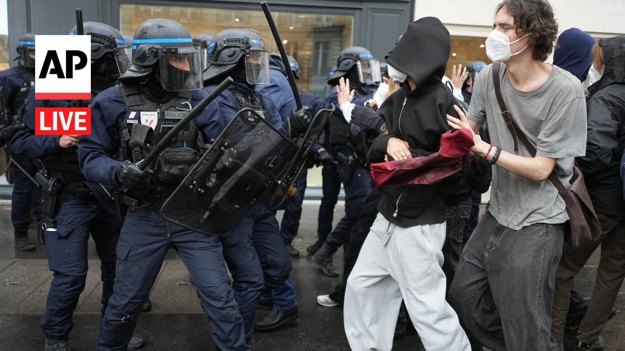 LIVE: Students protest in France to demand more school funding (Video)