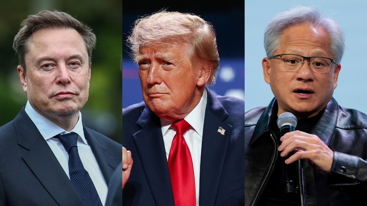 Watch Live: Trump awards medals to Elon Musk, Jensen Huang and other tech execs at summit (Video)