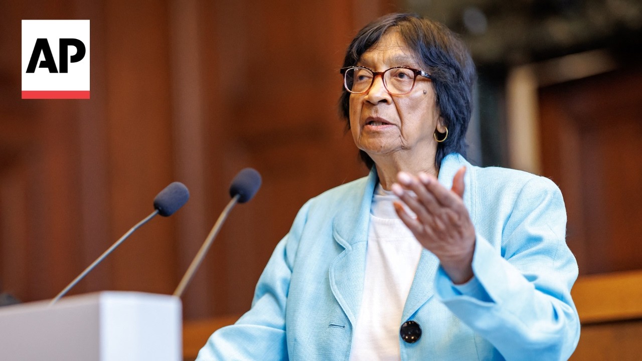 Navi Pillay wins the Nobel Peace Prize for her work in international justice (Video)