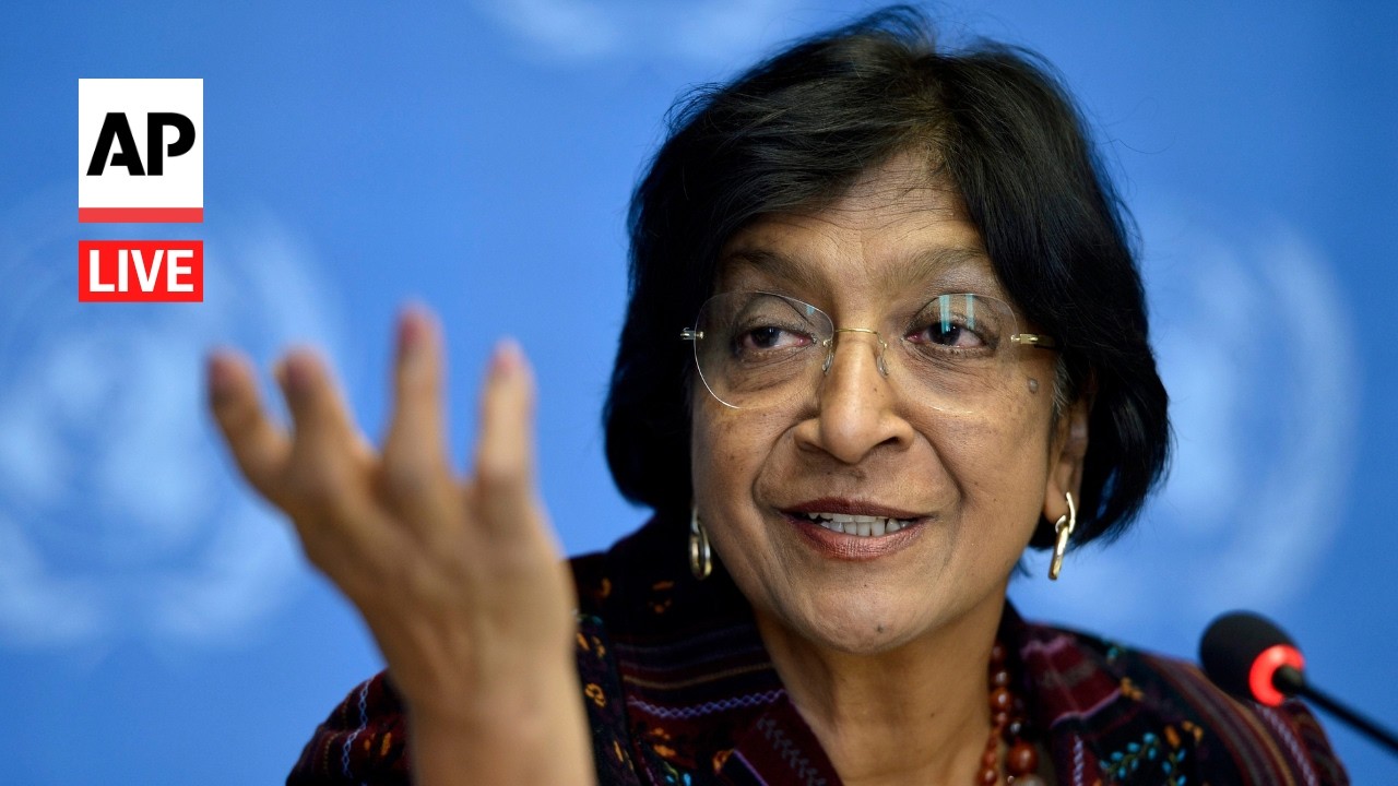 LIVE: Nobel Peace Prize winner Navi Pillay holds press conference (Video)