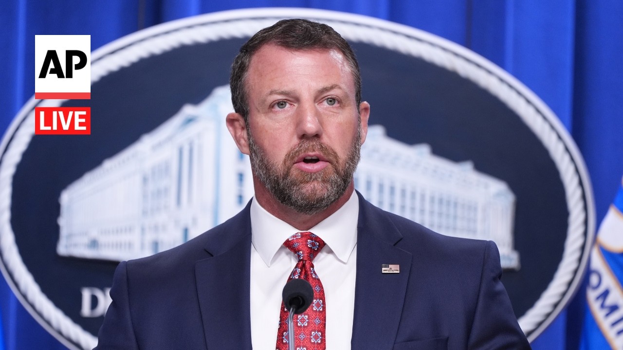 LIVE: Markwayne Mullin and ICE officials hold press conference (Video)