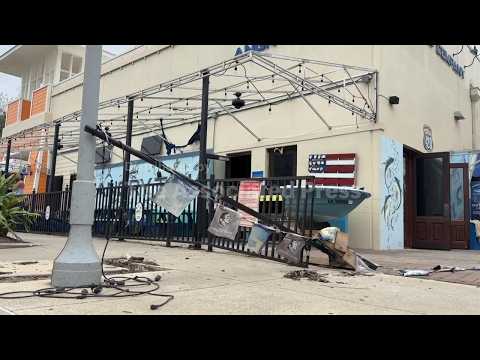 Restaurant owner fears for his business after power outage caused by hurricane Isaias (Video)