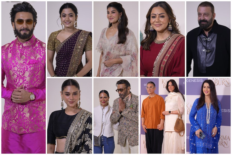 Ranveer Singh Dances Garba With Nita Ambani as Aamir Khan, Aditi Rao Hydari and Other Stars Attend Swadesh Celebration