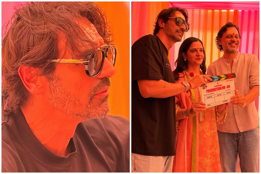 Arjun Rampal Begins Billionaire Shoot With Navratri Puja for Hansal Mehta and Prime Video Project