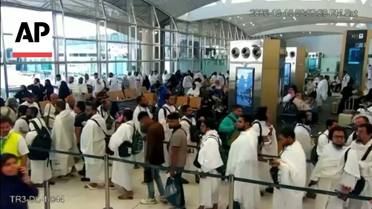 CCTV shows moment of attack at King Khalid International Airport in Riyadh (Video)