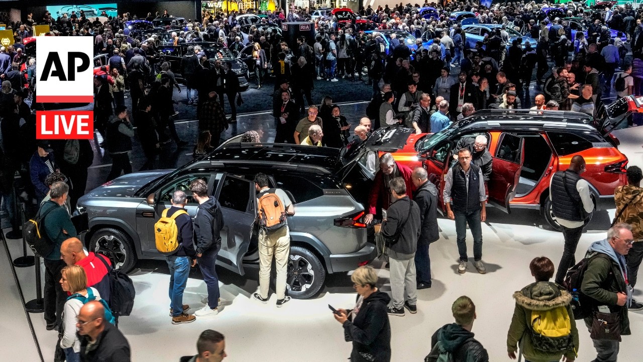 Paris Motor Show 2026 LIVE: Automakers unveil new cars (Video)