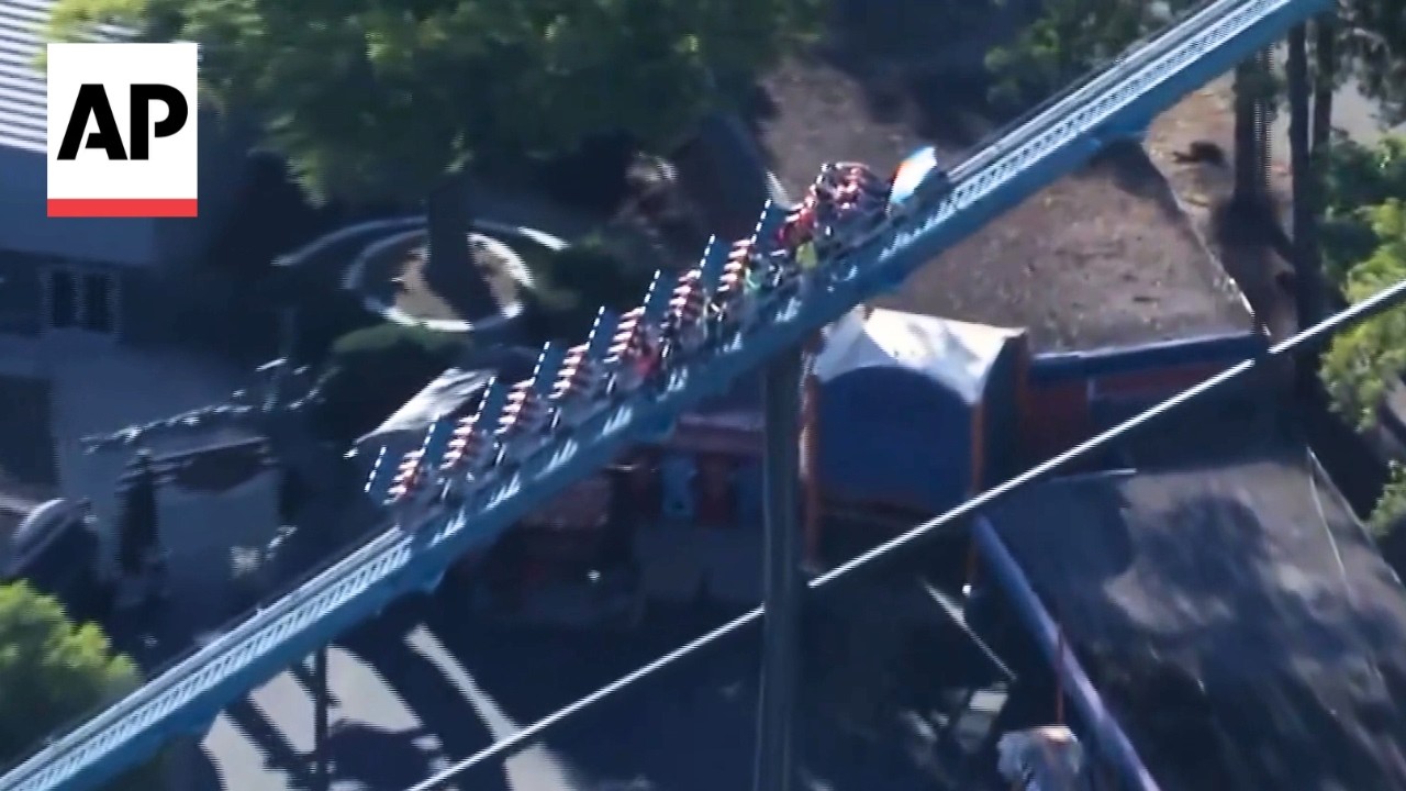 People stuck on Goliath roller coaster rescued after 1 killed at Six Flags Over Georgia (Video)