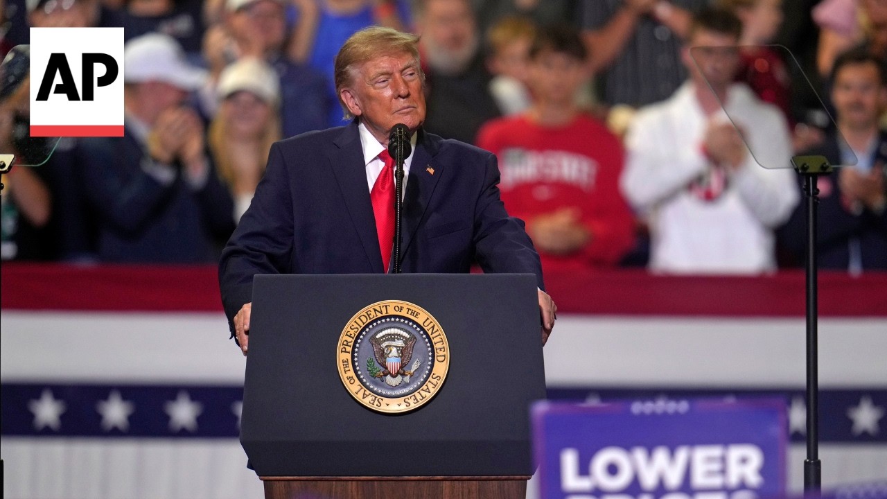 Trump comments on Iran and Ukraine during Ohio rally (Video)