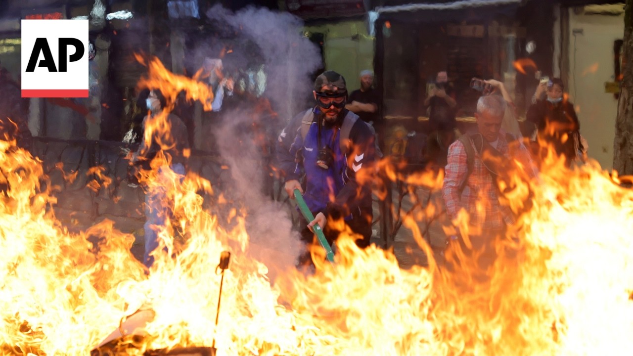 Student protests in Albania turn violent as police clash with protesters (Video)