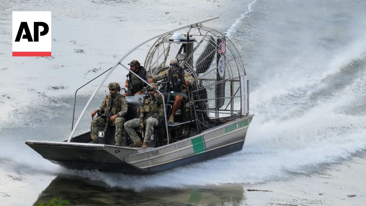 US Army shows a quieter Rio Grande after deploying troops to the border (Video)