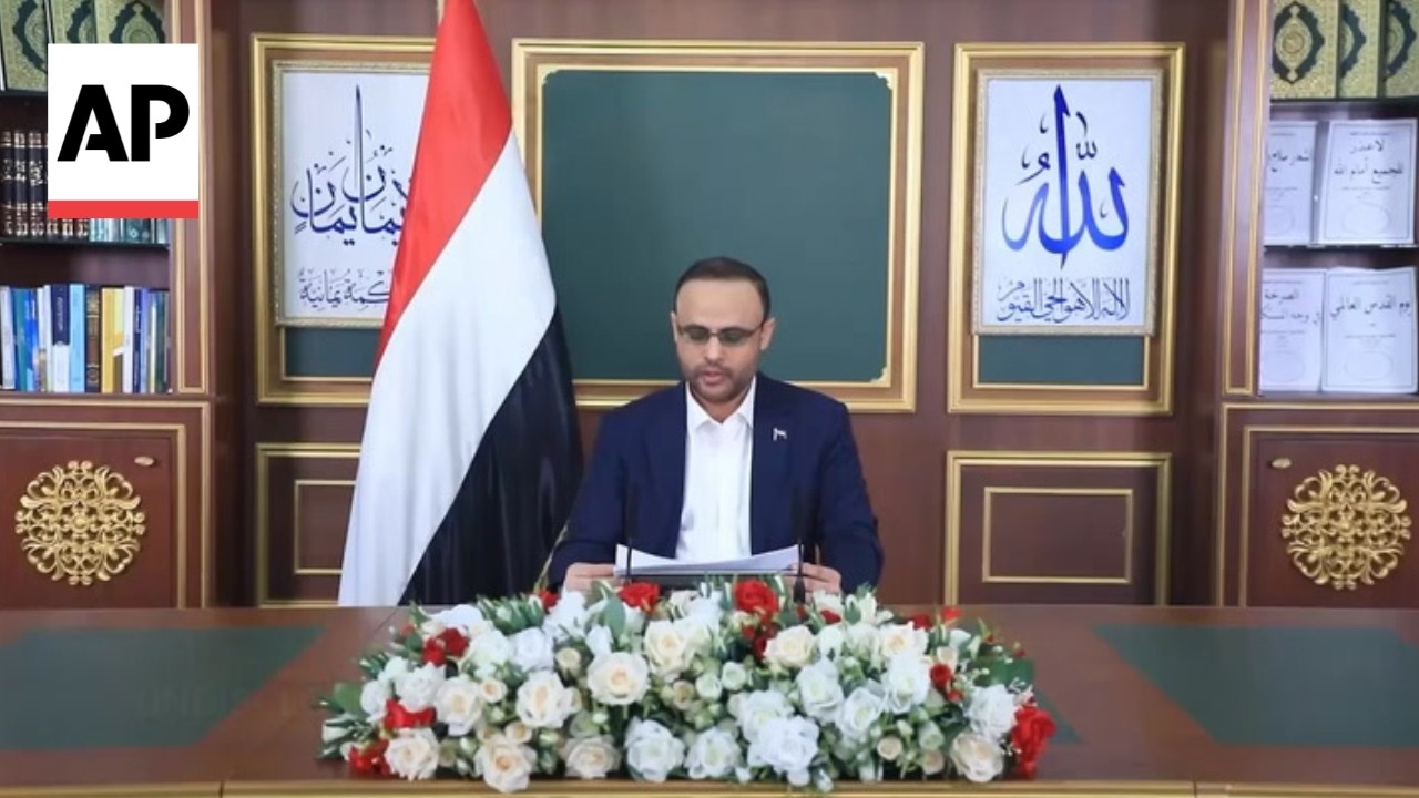 Head of Houthi Supreme Political Council vows to continue fighting Saudi Arabia (Video)