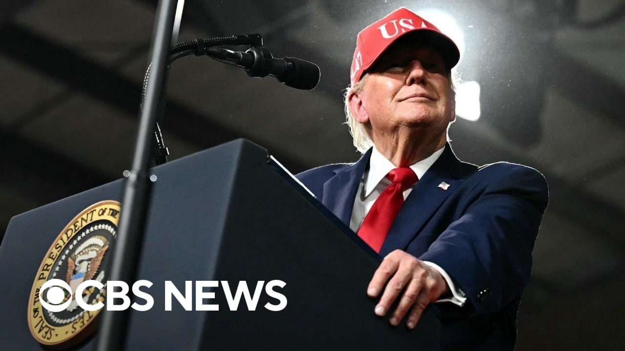 Trump insists "we're richer now" despite report showing rising inflation (Video)
