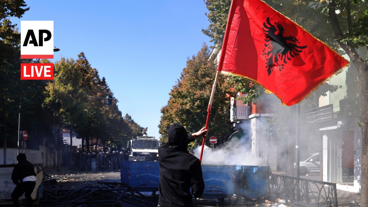 LIVE: Anti-government protests in Albania (Video)