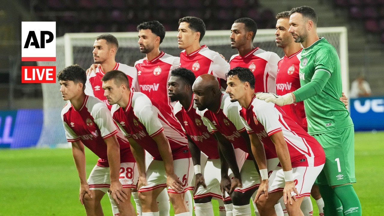 LIVE: Pro-Palestinian protesters rally outside stadium as Dutch club faces Israeli team (Video)