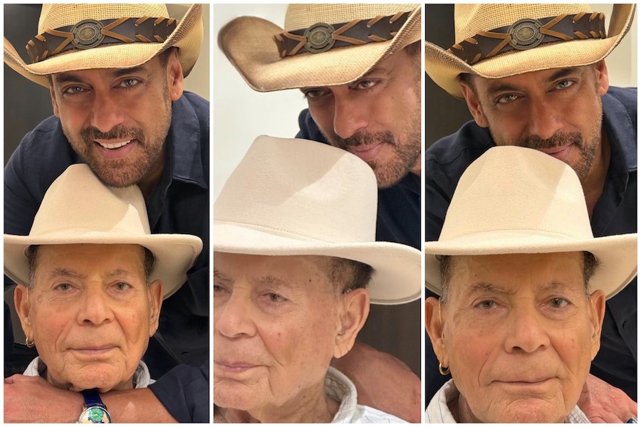 Salman Khan Celebrates Dad Salim Khan's 91st Birthday With Cowboy Pics, Calls Him the "Real Monster"