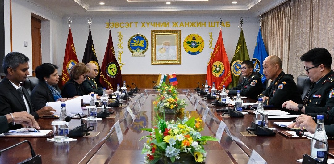 Mongolia appreciates India’s support in cyber security, capacity building of its armed forces