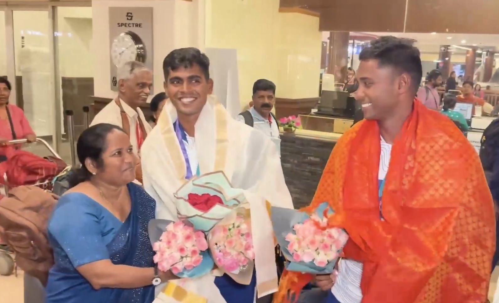 Sailors Manu, Prince feted for winning silver in Asian Games at reception in Ernakulam