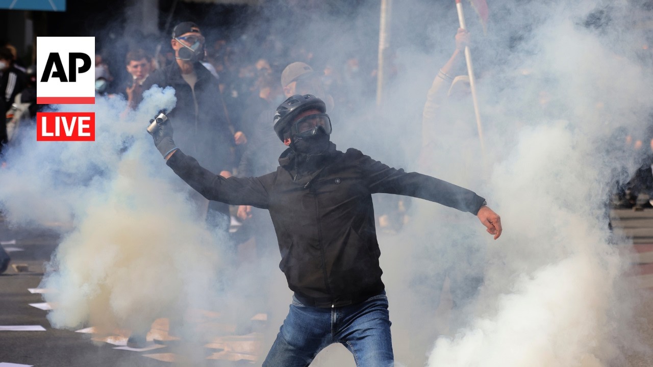 LIVE: Anti-government protests in Albania (Video)