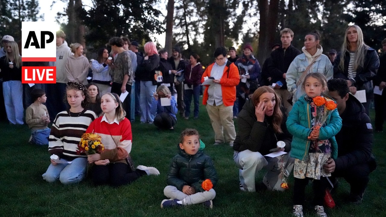 LIVE from Bend, Oregon after a school shooting (Video)