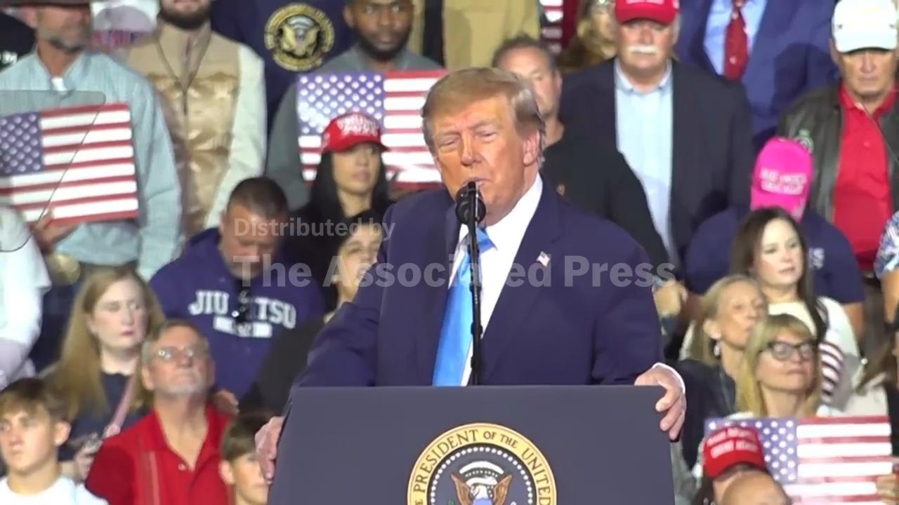 Trump touts his power at Kentucky rally to energize voters ahead of midterm elections (Video)