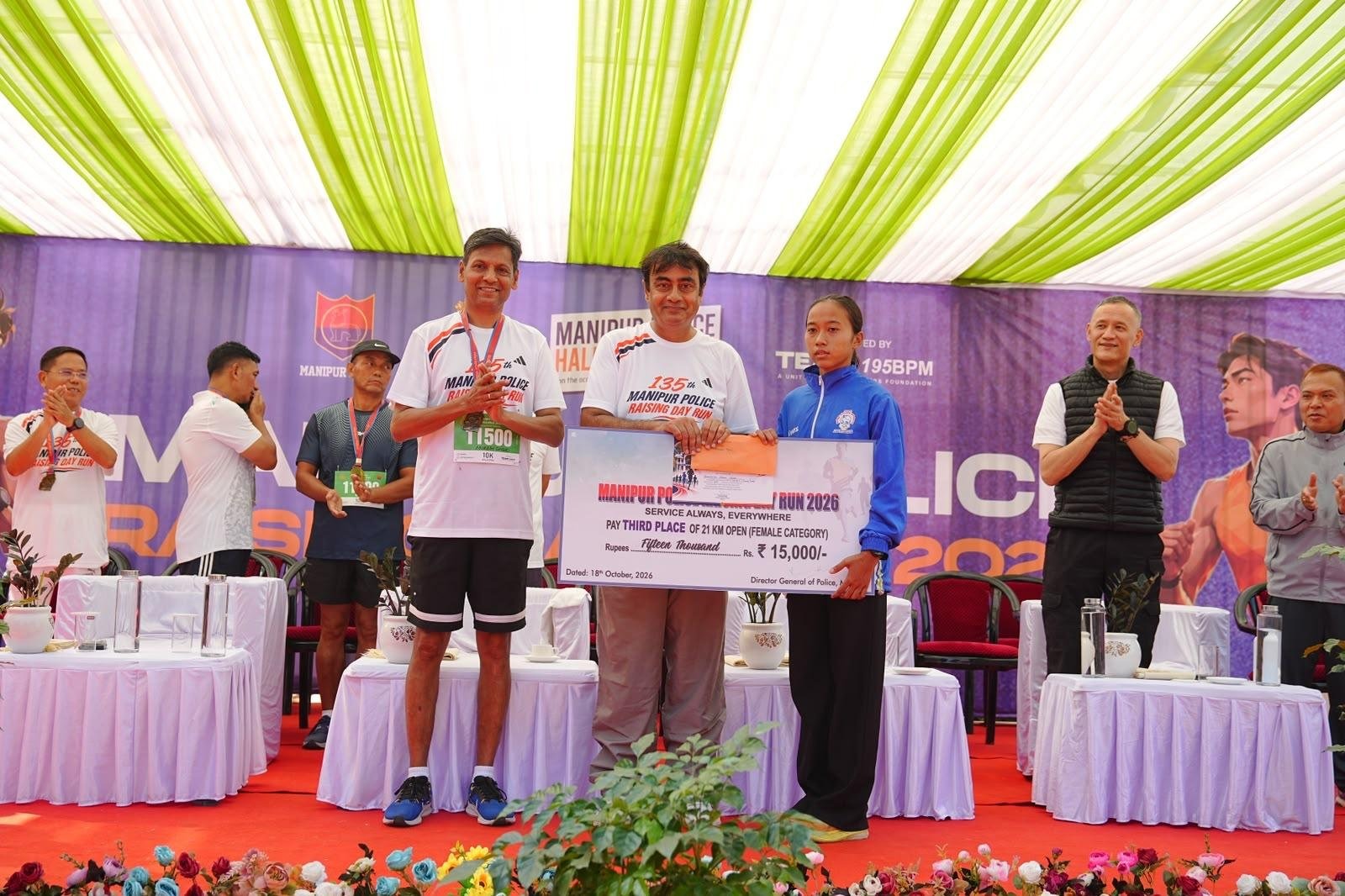 Manipur Police Half Marathon draws over 3,000 runners ahead of 135th Raising Day