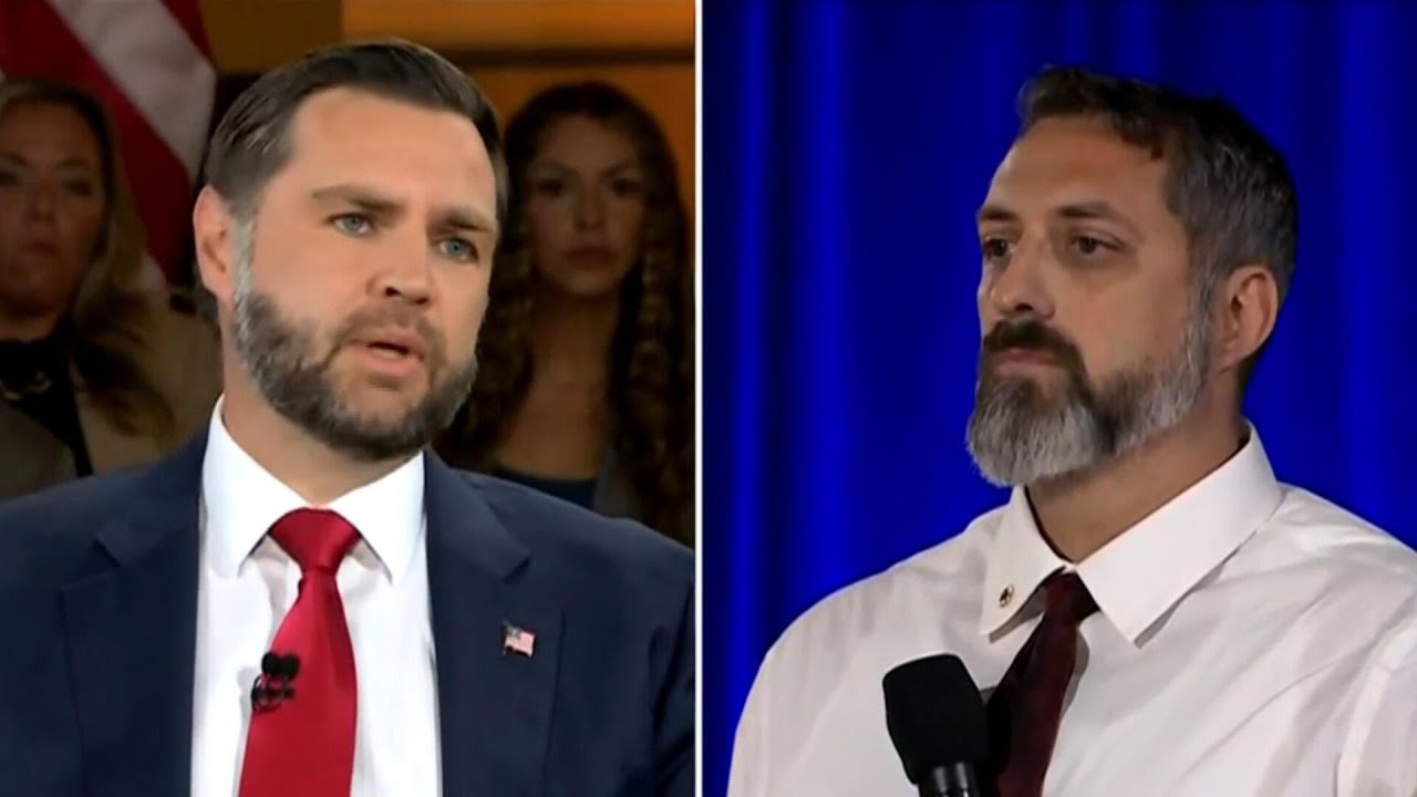 Watch: Man whose wife died in Iran strike confronts Vance on "fundamental failures" (Video)